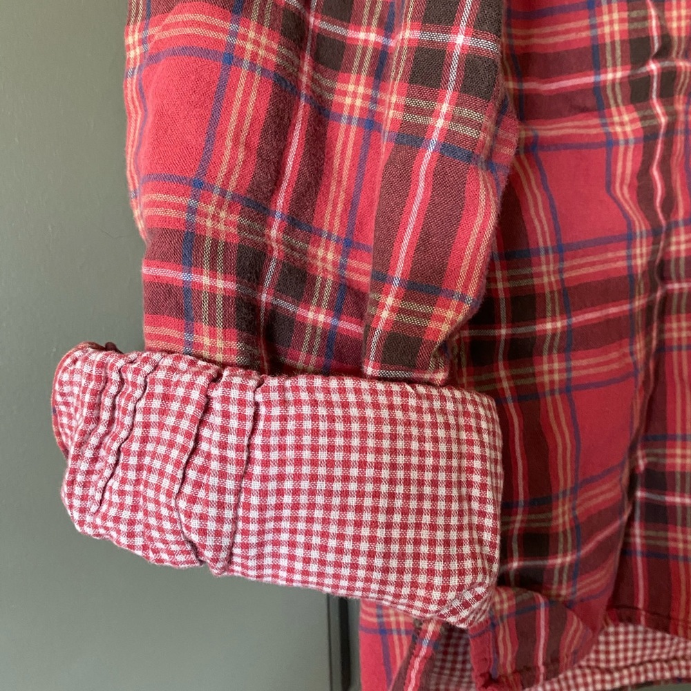 Red Plaid Shirt - Picture 2 of 2